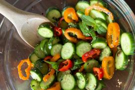 Cucumber Sesame Salad