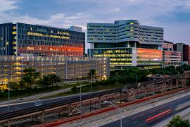 Rush's Campus during dusk