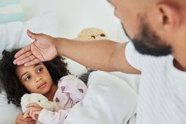 Father will sick child