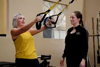 Personal training session at Healthplex